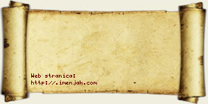 Anđela Krvavac vizit kartica